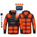Xsunwing in Stock Winter Outdoor Unisex S-6XL 2-21Heat Zone Rechargeable Battery USB Heating Heater Coat Insulated Heated Jacket