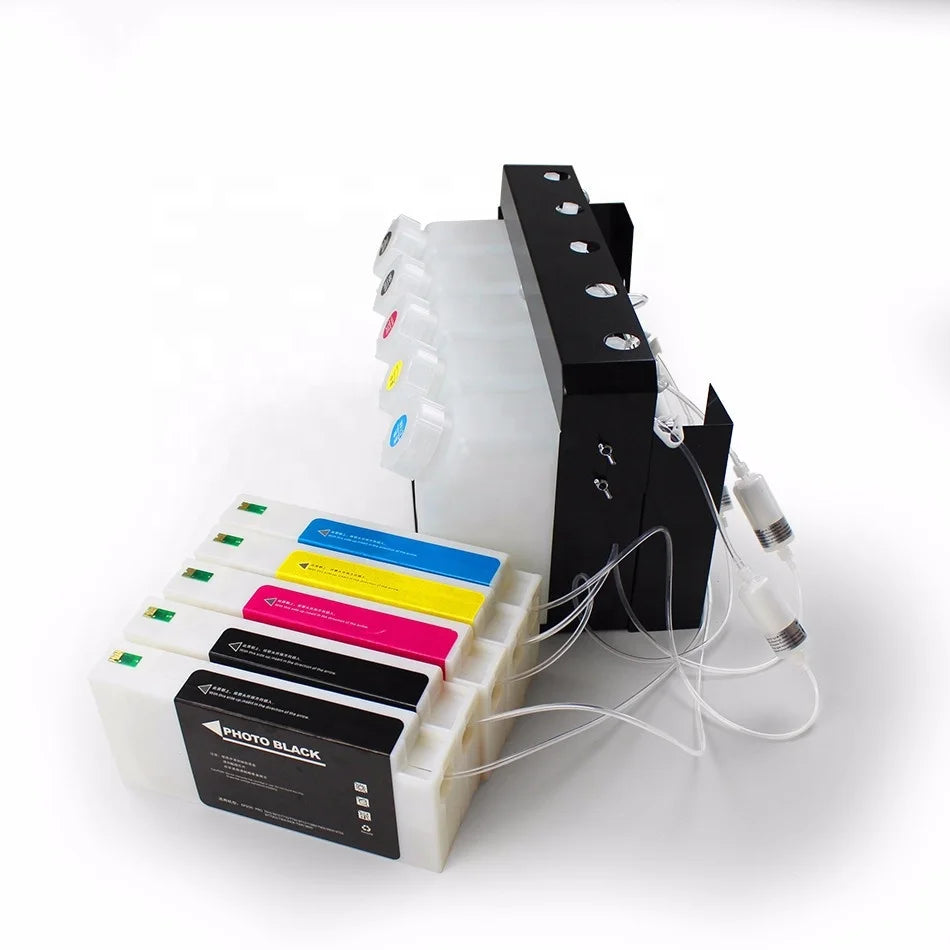 Ocbestjet 2000MLIink Tank Refillable Ciss Ink CartridgeS for Epson Stylus Pro 9890 With Chip