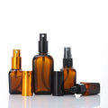 Factory Sells 5ml 100ml Opaque Glass Essential Oil Bottles Brown Multi-Style Caps Droppers Patterned UV-Coated