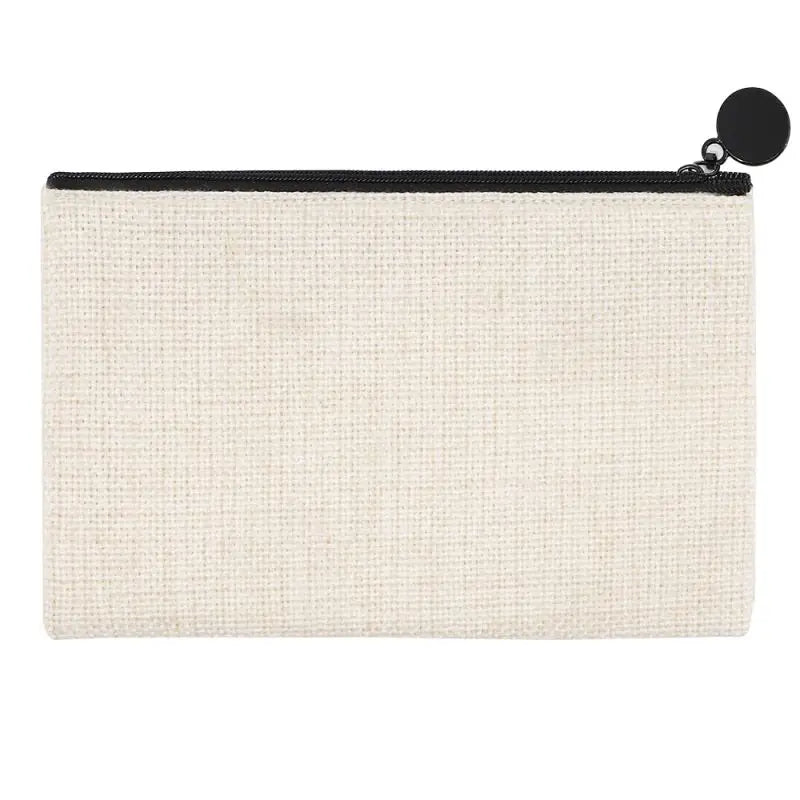 Factory Wholesale High Quality Summer Ladies Travel Vintage Large Reusable Zipper Sublimation Cosmetic Bag Blanks