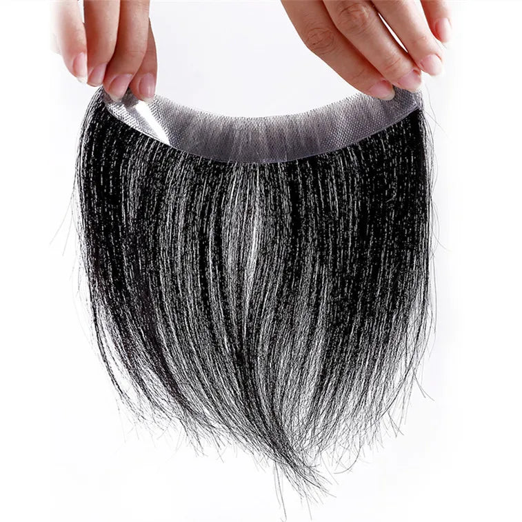 AU Popular Hair Pieces for Men Hair Patch Super Thin Skin 1.5x16cm I Type Front Hairline With Covering Recessing Hairline