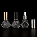 Wholesale Empty Prismatic Star Unique 8ml Refill Thick Glass Perfume Spray Pump Bottle