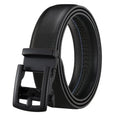 LQbelt Factory Men's Leather Belt Cowhide Automatic Buckle Belts for Male Ratchet Wholesale Market Stock