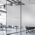 1.22x50M Matte Frosted Privacy Window Film PVC/PET Material Self-adhesive Sticker for Glass with 2 Mil Thickness