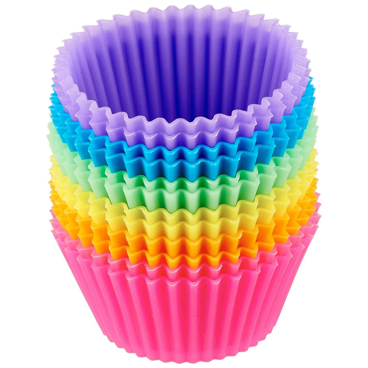 Factory Price Silicone Cake Baking Mold Fondant Decorating Muffin Round Silicone Cupcake Liners Tools Chocolate Cake Mould