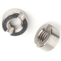 DIN 546 M1-M20 Stainless Steel Zinc Plated Passivated Healthcare Slotted Round Nut