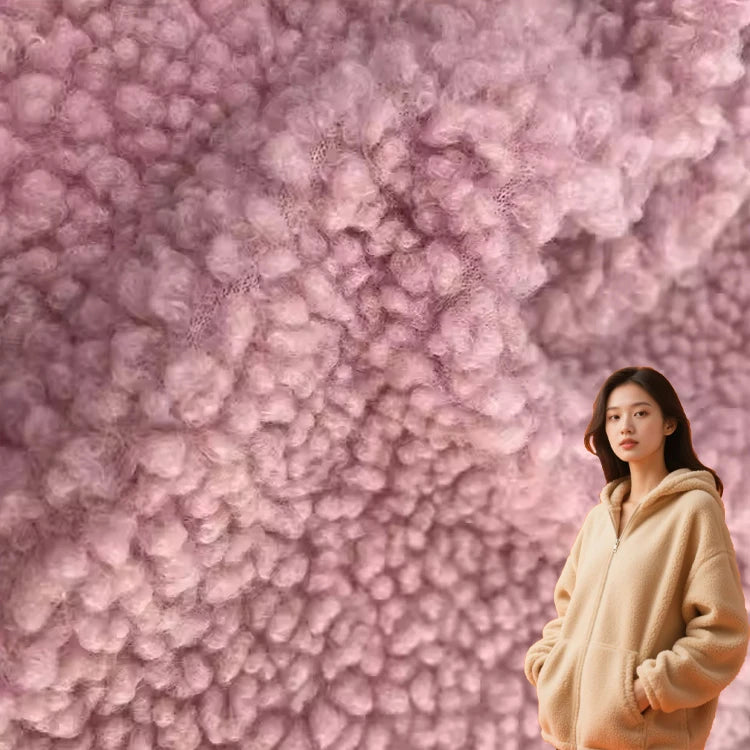 2026 New Fashion Solid Dress Material 100% Polyester Fleece Fabric for Winter Clothing