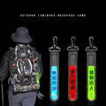 Outdoor Cycling LED Warning Pendant for Backpack Sports Bag Hanging Light Reflective Flashing for Graduation/Valentine's Day