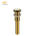 Rose Gold Black Bathroom Pop-up Drainer