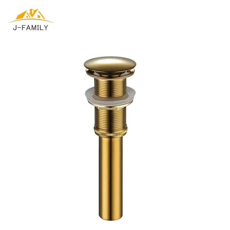 Rose Gold Black Bathroom Pop-up Drainer