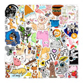 50Pcs Kawaii Cartoon VSCO Animal Sticker Cute Kid Graffiti Stickers