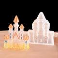HY 3D Castle Epoxy Resin Silicone Molds for DIY Soap Home Decor Craft Project