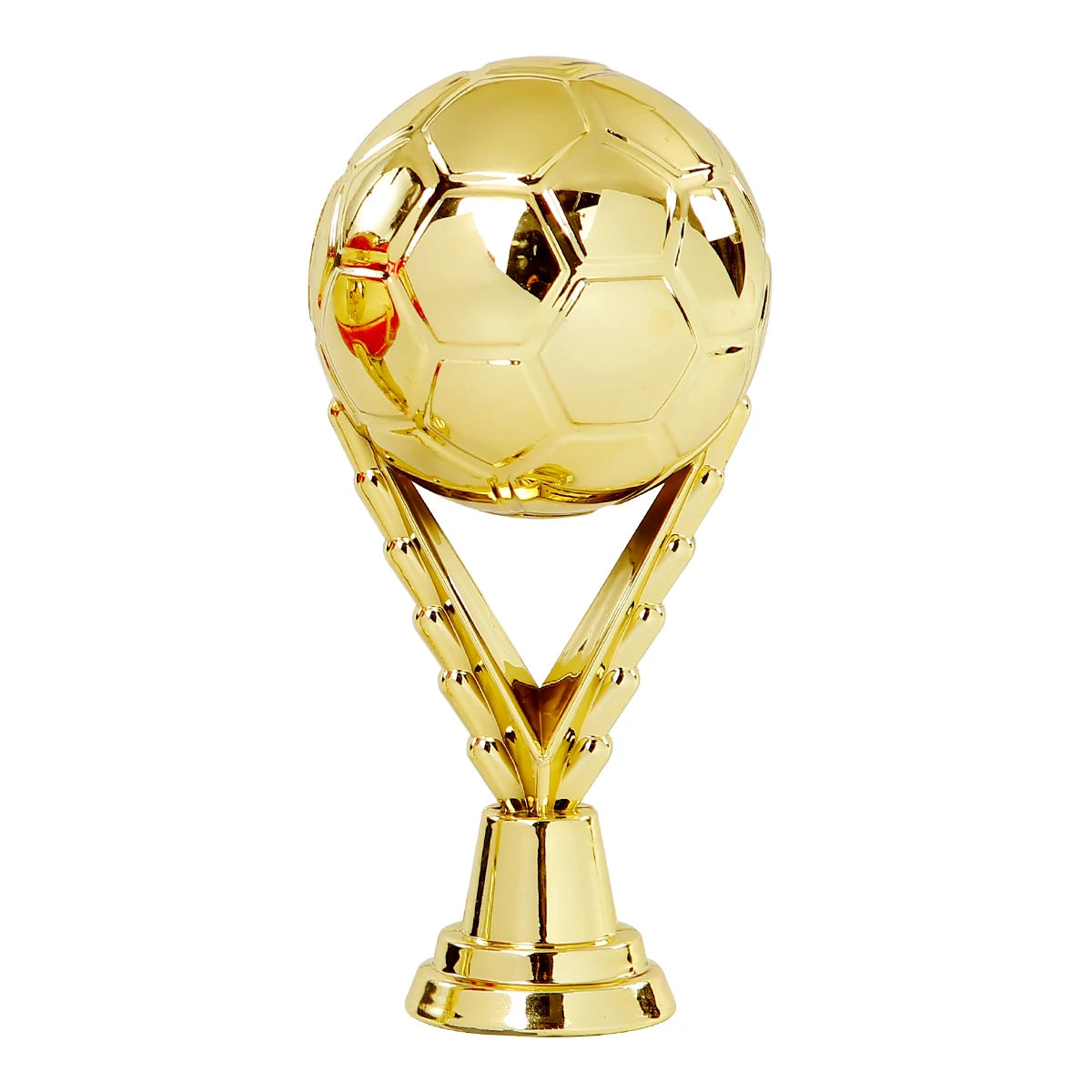 Best Selling Gold Plated ABS Football Topper Soccer Trophies Parts with Customization GZ75