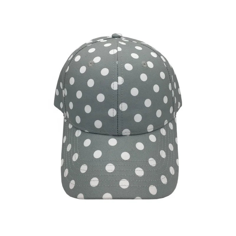 6 Panel 100% Polyester Twill Common Vintage Blank Custom Silk Screen Printed Image Baseball Cap Dyed Sports Caps Unisex Adult