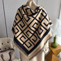 Zifeng OEM Bufandas Korean New Fashion Printed Scarf Women's Fringed Cashmere Shawl