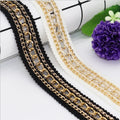 2025 Custom New Summer Garment Lace Popular Thin Color Contrast Decorative Lace Limited Edition Apparel Trim Accessories
