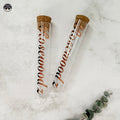 Hard Glass Test Tube with Cork Lid for Packaging Food Safe