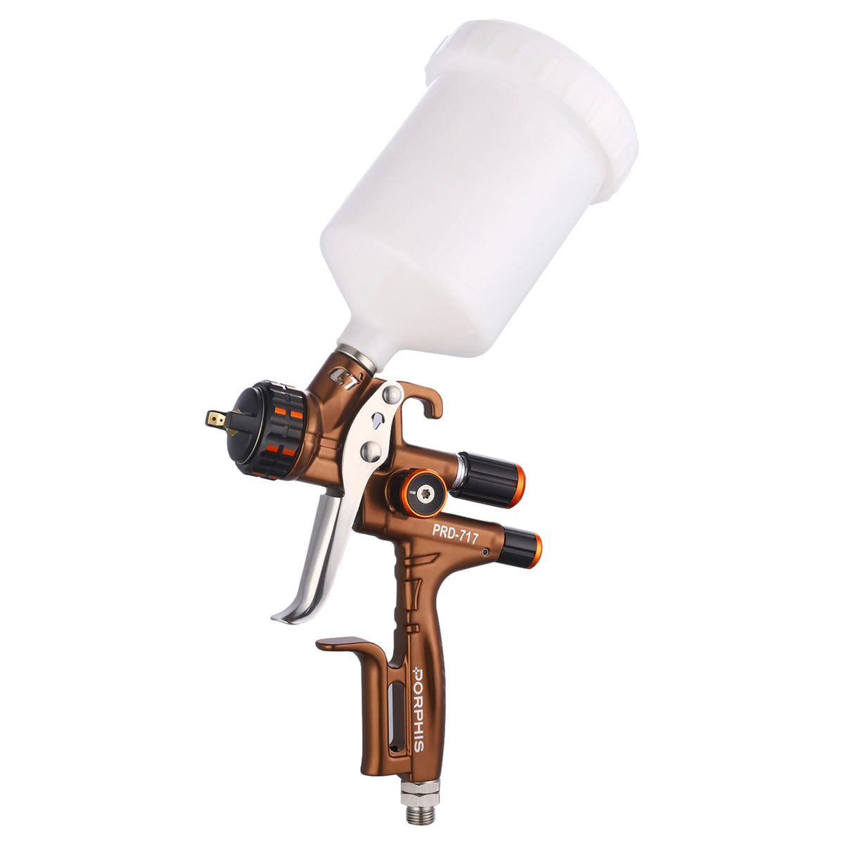 PORPHIS PRD-717 1.3mm Spray Gun Paint High Atomization Professional Split Nozzle Automotive Spray Painting Tool Waterborn Paint