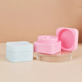 Printing logo square Plastic Tin case 20g 30g 50g Matte pink White Blue Black Empty Refill PP Plastic Cream Jar