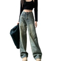 Women Streetwear All-Match Casual Pants New Female Y2K High Waist Loose Wide Leg Women Jeans Vintage Baggy Jeans for Ladies