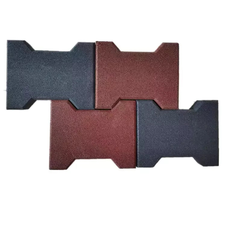 Anti Slip Horse Stall Dog Bone Rubber Flooring Bricks Pavers