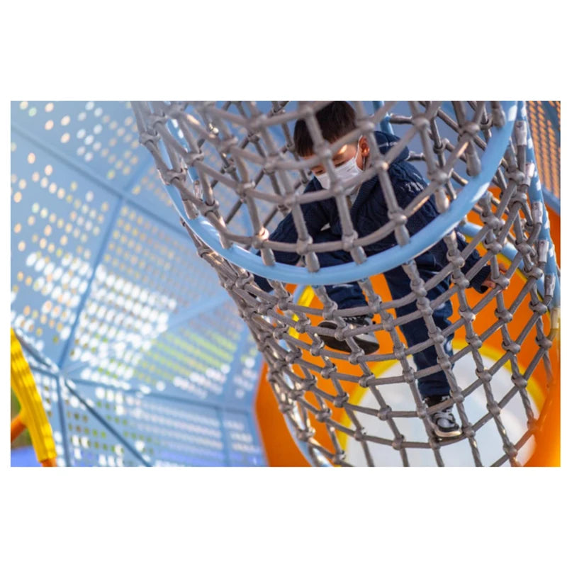 Customized Indoor Outdoor Playground Net Climb Tunnel Bridge Crawl Tunnel for Kids Daycare Playhouse