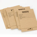 China Factory Cheap Kraft Custom Printed Small Seeds Sunflower Flower Vegetable Seed Packets  Envelopes