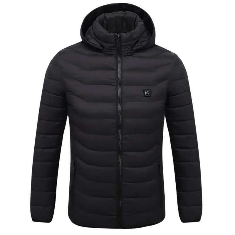 Men's Heating Clothing Winter Smart Heating USB Charging Cotton Clothing Men's Jacket Unisex Heated Jacket for Winter