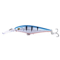 Customized 10g ABS Plastic Artificial Fishing Lure Minnow Wobbler Jerkbaits Sinking Crankbaits for Saltwater Fish 100pcs