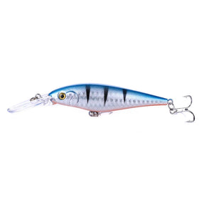 Customized 10g ABS Plastic Artificial Fishing Lure Minnow Wobbler Jerkbaits Sinking Crankbaits for Saltwater Fish 100pcs