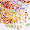 Candy Colored Peanut Beads DIY Handmade Beaded Materials Bracelets Necklaces Mobile Phone Chains 8mm Plastic Loose Accessory