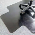 Frosted Transparent PVC Floor Mat - Anti-Slip Carpet Protector with Grippers