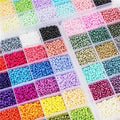 JC High Quality Multi-color Round Shape Glass Seed Beads Kit Wholesale 3mm Crystal/Lampwork/Glass Craft Set for Jewelry Making