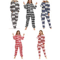 Adult Women's Warm Fleece One Piece Hooded Footed Zipper Pajamas Bathrobe Soft Adult Footie with Hood for Winter Baby Romper