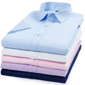 Bamboo Fiber Slim Short Sleeve Men's Shirt Factory Directly Supply
