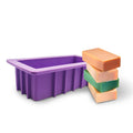 HY Loaf Soap Mold 8" Thick Lip Silicon Rectangular Mould 1000ml DIY Handmade Swirl Making Tools