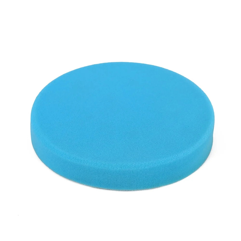 7 Inch 180 mm Blue Fine Finishing Polishing Pad Hook & Loop Type Sponge Wheel  for Auto  Detailing Fits 6 Inch Backing Plate
