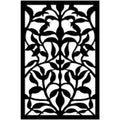 Outdoor Steel Privacy Screens Garden Panels Laser Cut Heat Treated Eco-friendly Weather Resistant DIY Installation
