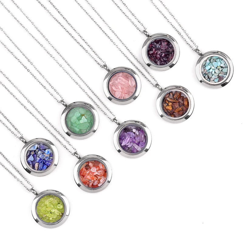 Latest Hot Sale Premium Crystal Jewelry Silver Classic Round Moon Charm Pendant Necklace Destiny Jewellery