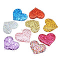 Mix Color Flat Back Resin Cabochon Kawaii Five Star Heart Filled Glitter DIY Flatback Scrapbooking Decorative Craft Accessories