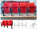 Aluminum Alloy Bracket Temporary Bench for Stadium and Basketball Court Seats