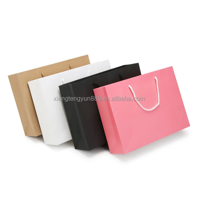 Shopping Paper Bag Gift Shopping Boutique Paper Bag Custom Printing Recyclable