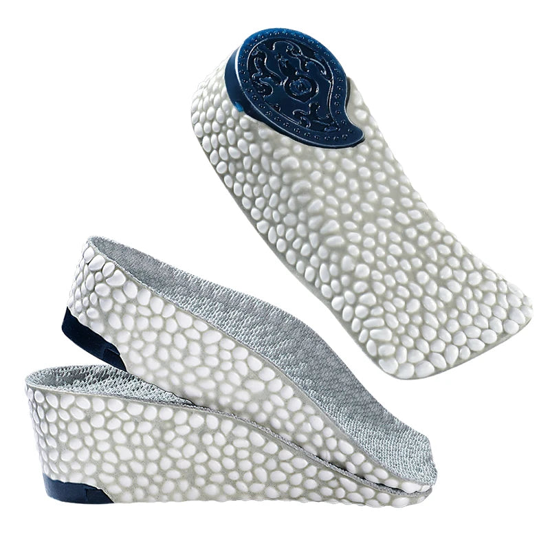 New Arrival!Wholesale/custom Popcorn(etpu) Pellets PU Gasket Soft Breathable Arch Support Height Increasing Insoles MOQ 1 PAIR