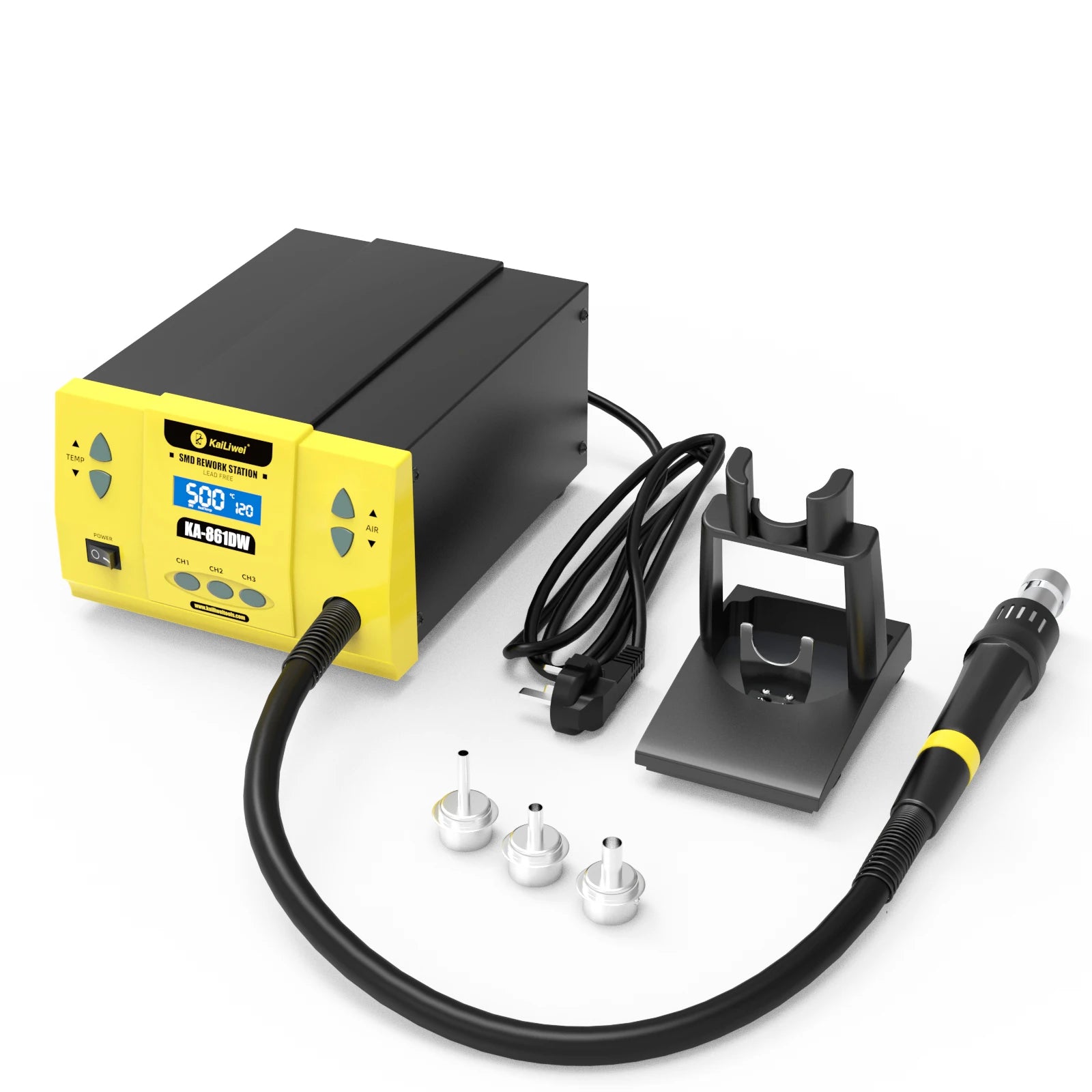 Kailiwei  861DW 1000W Lead Free Digital Rework Hot Air Gun Soldering Station for Phone PCB IC Chip BGA Desoldering Repair