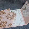 Elegant Folio Hard Cover Wedding Invitations Card Bridal Shower Invitations
