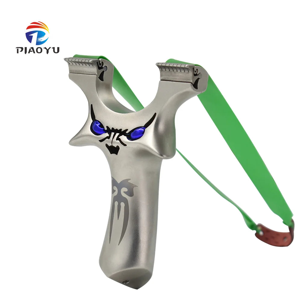 PIAO YU New Stainless Steel Dragon Tooth Slingshot Hunting Slingshot Outdoor Shooting Slingshot Competition MegaBDM