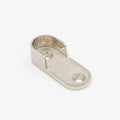 15mm Oval Zinc Alloy Nickel/Chrome/Gold Plated Tube Holder Bracket Support Screw for Wardrobe Furniture Fittings