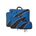 EVERCREDIT 4-Piece Compression Packing Cubes Various Sizes Nylon Duffle Bag Fashion Zipper Closure Travel Luggage Organizers