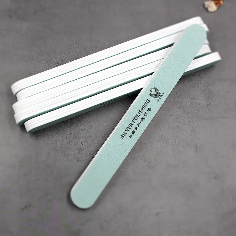 Anti-oxidation Silver Tools925 Silver Jewelry Tools Scrub Double Sided Sanding FileSilver Polishing 18*2cm Silver Rubbing Rod