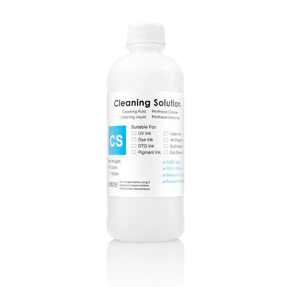 OCBESTJET Hot Sell 500ML/Bottle Universal Eco Solvent Eco-solvent Cleaning Solution